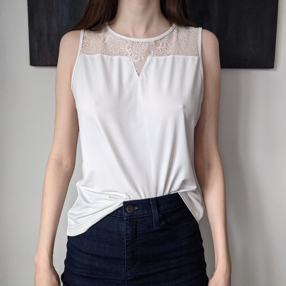 Lacy white top Nine West - Picture 2 of 4